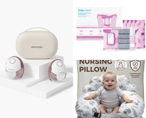 Essentiels pour nouvelles mamans cover photo collage