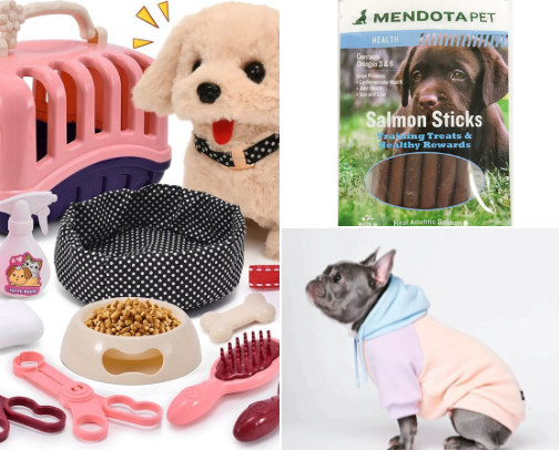 Dog accessories cover photo collage