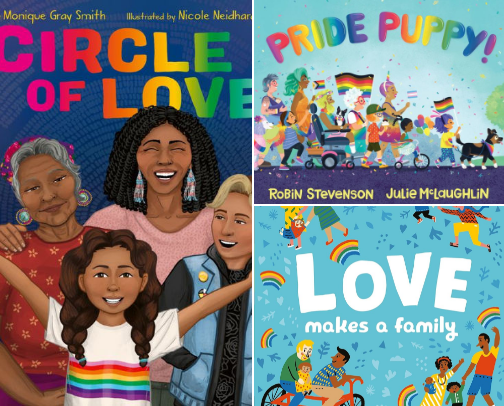 Children's Books for Pride Month cover photo collage