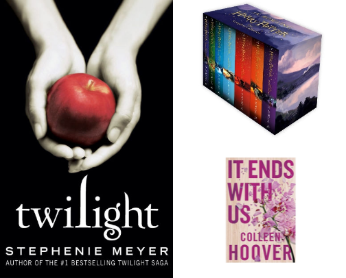 My favorite book recs cover photo collage