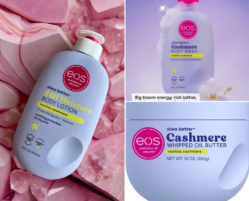 My fav eos products 🌸 cover photo collage