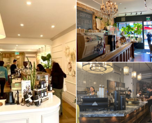 My favourite coffee shops (Toronto) cover photo collage