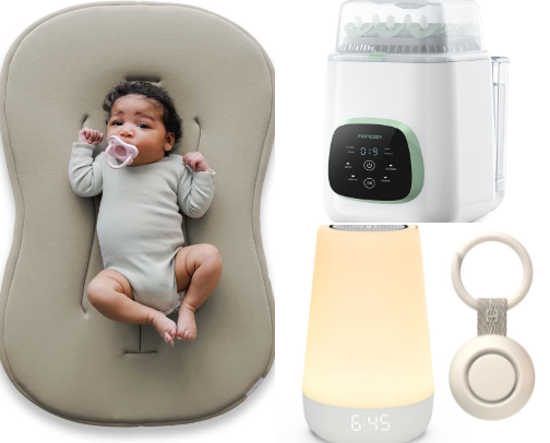 Things that saved us 2 weeks into newborn trenches cover photo collage