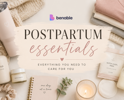Postpartum Essentials cover photo collage