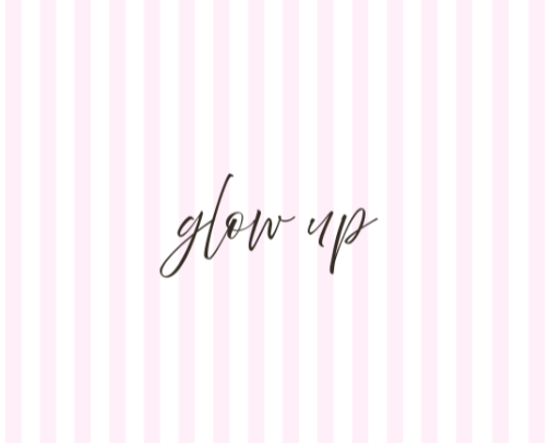 at-home glow up products cover photo collage