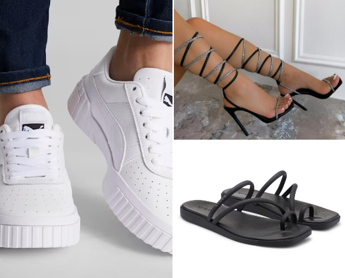 Shoes cover photo collage