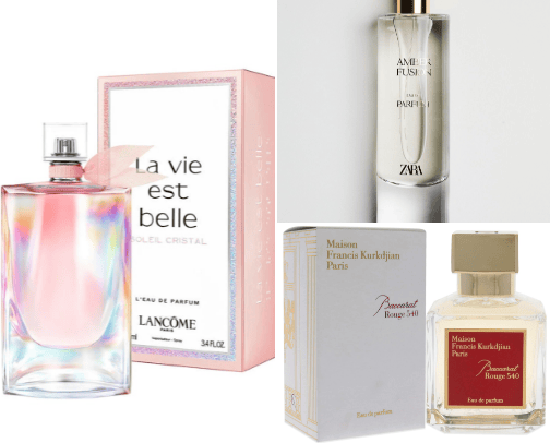 Fragrances cover photo collage