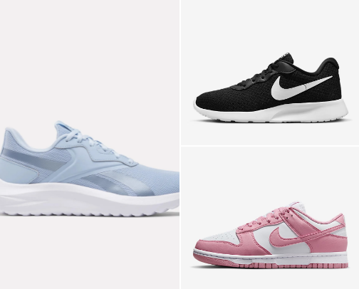Prime sneakers for women 👟🏃🏻‍♀️ cover photo collage
