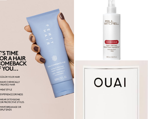 Hair Products for Fine, Damaged Hair cover photo collage