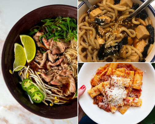 Dishes I love to make! cover photo collage