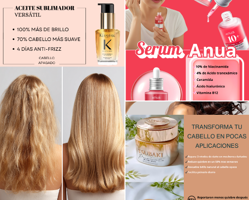 Belleza Pro | Rutinas de Skincare & Cuidado Capilar Avanzado cover photo collage
