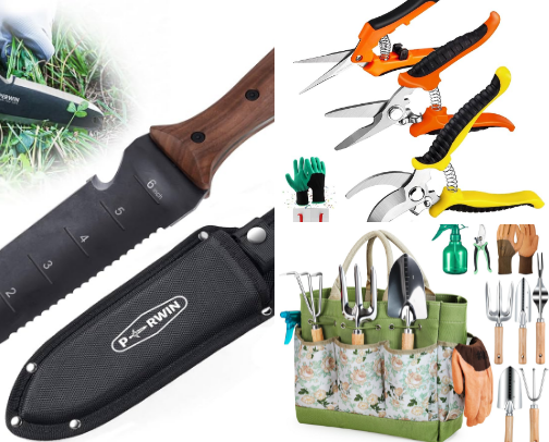 Gardening most haves. cover photo collage
