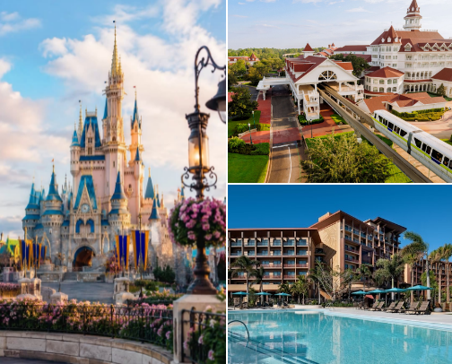 My Top 5 Disney world Resorts to stay at on a Budget cover photo collage