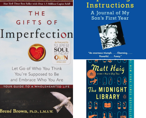 Books That Got Me Through Motherhood (So Far) cover photo collage