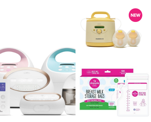 Breast pump recommendations cover photo collage