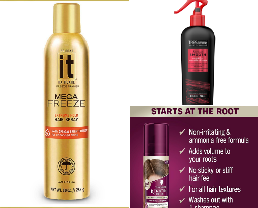 Hair care cover photo collage