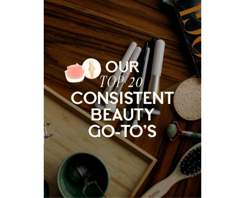 OUR TOP 20 CONSISTENT BEAUTY GO-TO’S cover photo collage