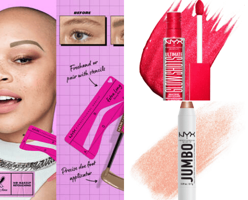 Nyx cosmetics🦋 cover photo collage