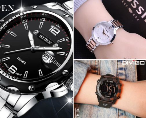 Hot Trend Watches – Casual & Elegant cover photo collage