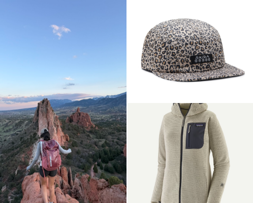 Cute Hiker Girl Essentials 🍁 cover photo collage
