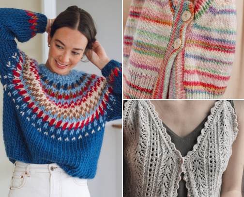 Knit that cover photo collage