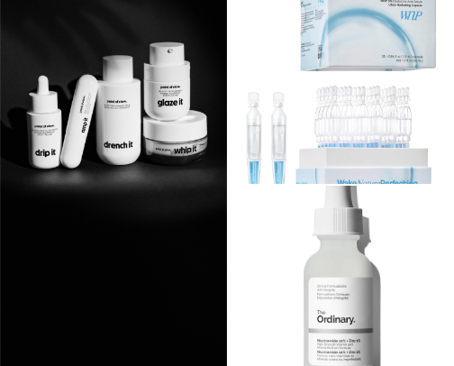 Skin care cover photo collage