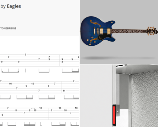 Musical Instruments and Accessories cover photo collage
