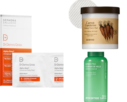 PM Skincare Essentials: Exfoliating + Hydrating for Combo Skin cover photo collage