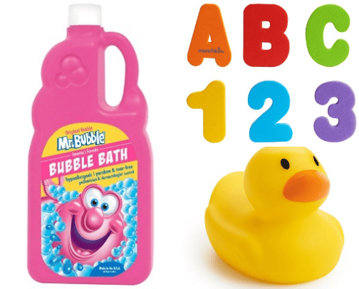 Bath Time! cover photo collage