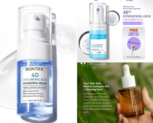 Affordable Hydrating Serums You Can Buy on Shopee cover photo collage