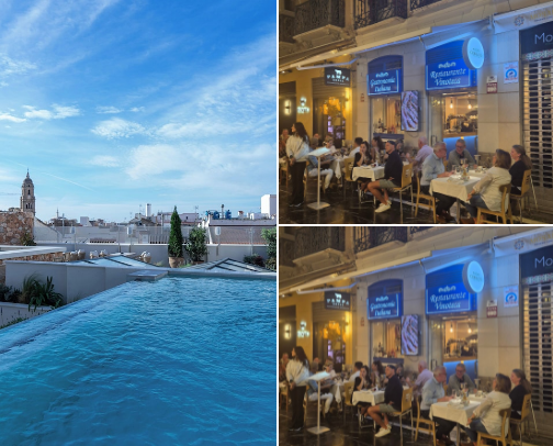 48hrs in Málaga, Spain cover photo collage