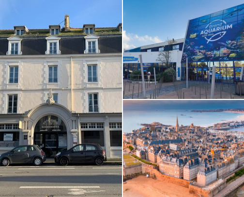 Coastal Walks, Historic Forts & Lovely Places to Stay Saint Malo, France cover photo collage