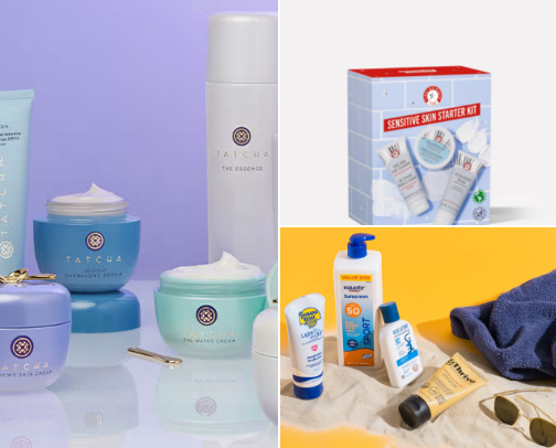 Skin care must haves for combination skin and poc folks cover photo collage