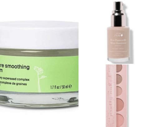 Clean beauty cover photo collage