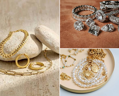 Jewellery obsession cover photo collage