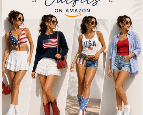 Best 4th of July Fashion Essentials & Outfit Inspiration cover photo collage