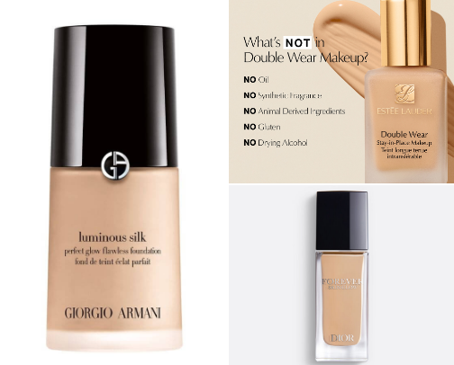 Foundations Worth the Hype – Luxury Edition💸 cover photo collage