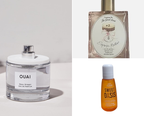 Affordable perfumes cover photo collage