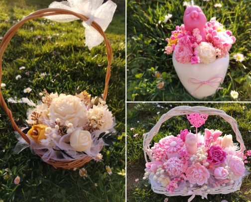 scented candles 🕯️✨
decorative handmade soaps💗 cover photo collage