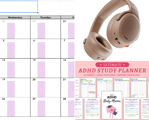 Studying MUST Haves 📚 cover photo collage