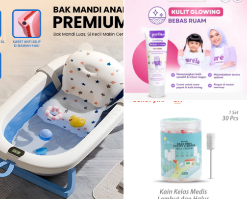 Barang yang di butuhkan ketika anak lahir cover photo collage