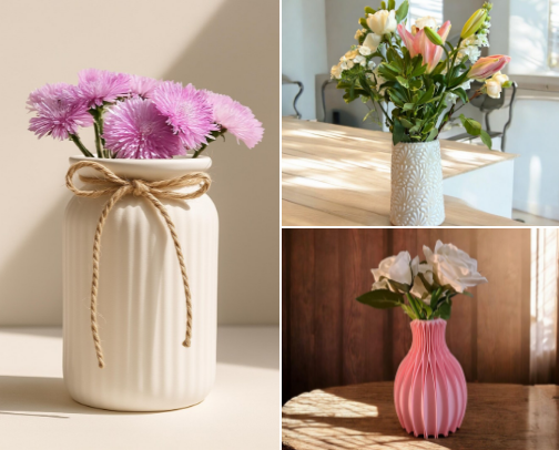 decorative bowls, vases & gentle objects that bring warmth and harmony into any space cover photo collage