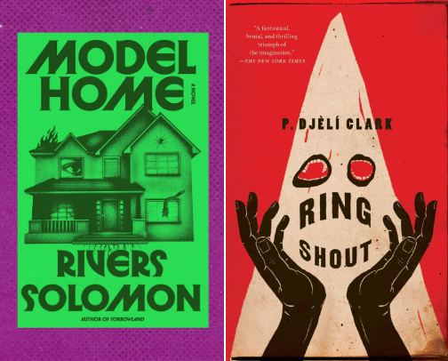 Spooky season books cover photo collage