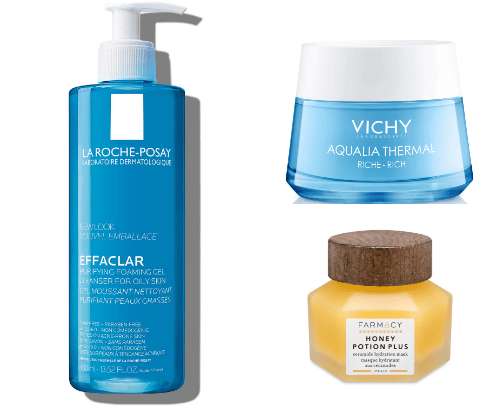 Skincare for that glass skin! ;) cover photo collage