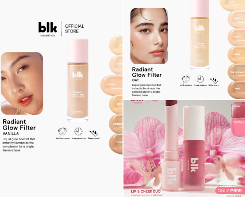 BLK COSMETICS cover photo collage