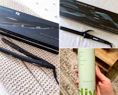 Hair products & tools I love! cover photo collage