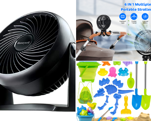 Summer items cover photo collage