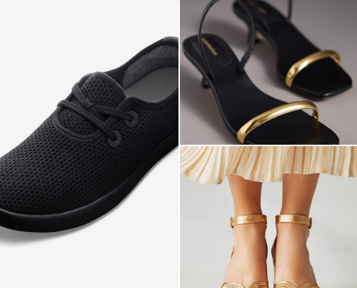 Mix of footwear collection cover photo collage