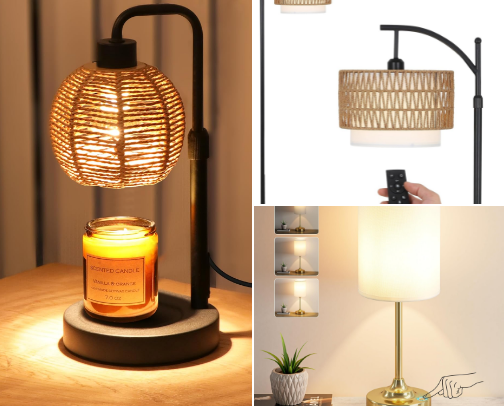 The Secret to a Cozy Home is Lighting cover photo collage