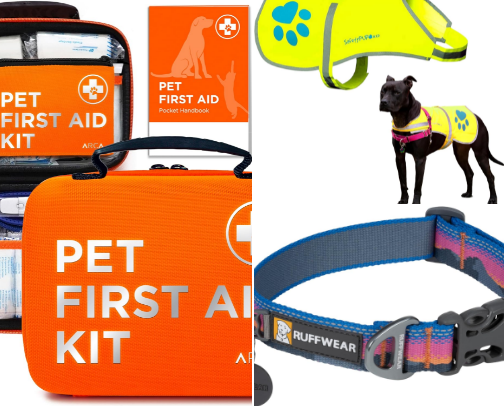 Dog Hiking Essentials cover photo collage